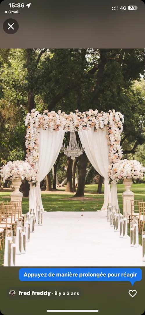 Les Salons de l'Hermitage salle de reception mariage